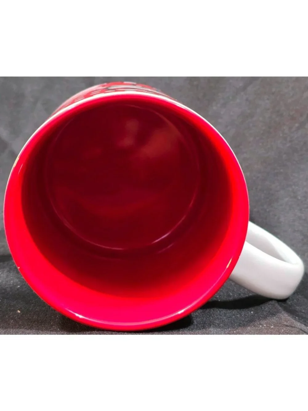 Sanrio HELLO KITTY jumbo oversize 20 oz Coffee Cup Mug Silver Buffalo red dot 4